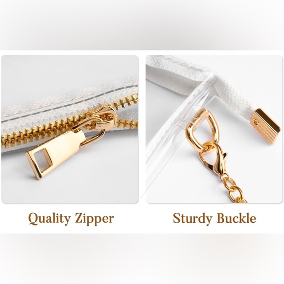 Clear stadium purse, small crossbody bag. Stadium purse. - Picture 6 of 6